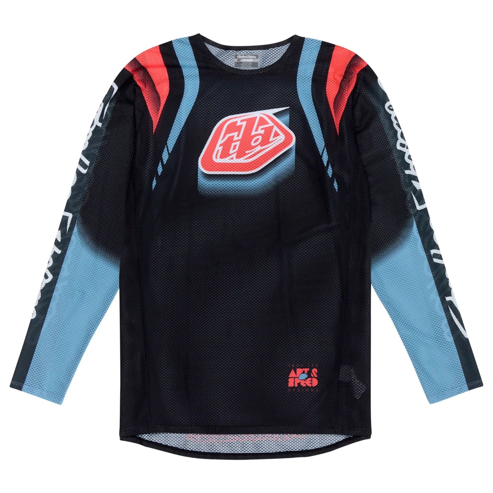 Jersey Troy Lee Designs Se Pro Air Swarm Black / oke